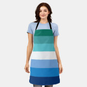 Tablier Drapeau de fierté gay masculin (Porté)
