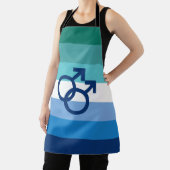 Tablier Drapeau de fierté gay masculin MLM (Insitu)