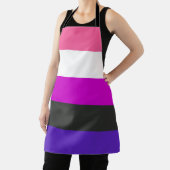 Tablier Drapeau de fierté genderfluid (Insitu)