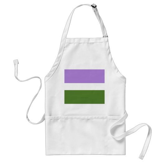 Tablier Drapeau de fierté genderqueer de SlipperyJoe lavan (Devant)