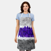 Tablier Drapeau de fierté Greygender Boho Géométrique Mod (Porté)