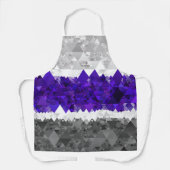 Tablier Drapeau de fierté Greygender Boho Géométrique Mod (Recto)