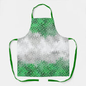 Tablier Drapeau de fierté grisromantique abstrait ondulé t (Recto)