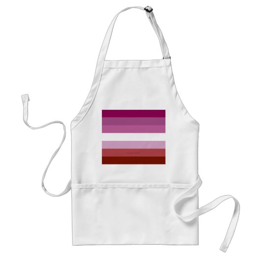 Tablier Drapeau de fierté lesbienne de SlipperyJoe féminin (Devant)
