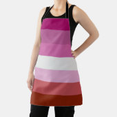 Tablier Drapeau de fierté lesbienne (Origine) (Insitu)