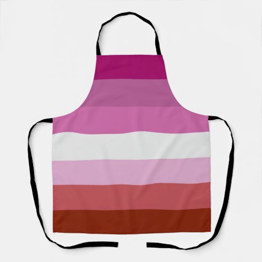 Tablier Drapeau de fierté lesbienne (Origine) (Recto)