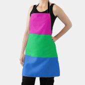 Tablier Drapeau de fierté polysexuelle (Insitu)