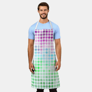 Tablier Drapeau de fierté Toric abstrait boho éclectique G