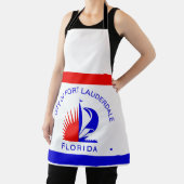 Tablier Drapeau de Fort Lauderdale, Floride (Insitu)