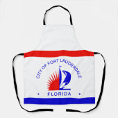 Tablier Drapeau de Fort Lauderdale, Floride (Recto)