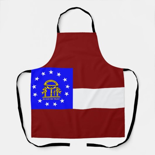 Tablier Drapeau de Géorgie (Recto)