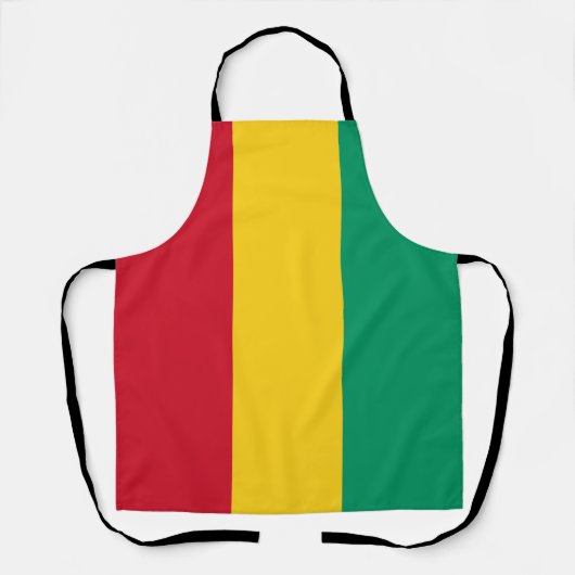 Tablier Drapeau de Guinée (Recto)