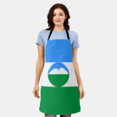 Tablier Drapeau de Kabardino-Balkarie (Porté)