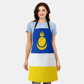 Tablier Drapeau de la Buryatia patriotique (Porté)