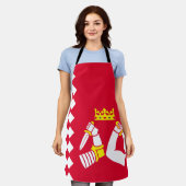 Tablier Drapeau de la Carélie du Nord (Porté)