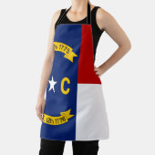 Tablier Drapeau de la Caroline du Nord (Insitu)