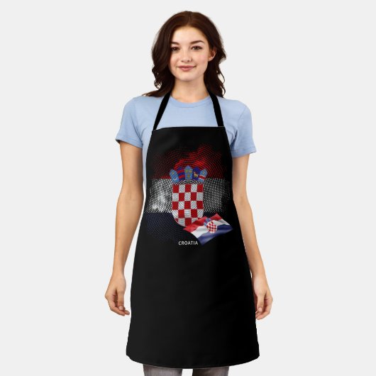 Tablier Drapeau de la Croatie (Porté)