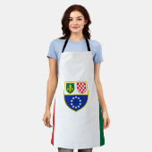 Tablier Drapeau de la Fédération de Bosnie (Porté)