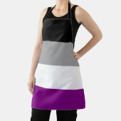 Tablier Drapeau de la fierté asexuelle (Insitu)