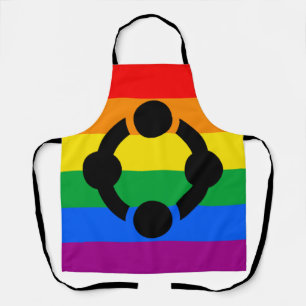 Tablier Drapeau de la Fierté de Niche Arc-en-ciel