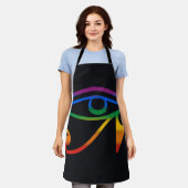 Tablier Drapeau de la fierté gay goth (Porté)