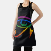 Tablier Drapeau de la fierté gay goth (Insitu)