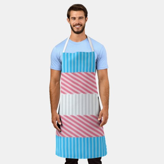 Tablier Drapeau de la fierté transgenre Abstraite de la ba (Porté)