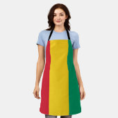 Tablier Drapeau de la Guinée (Porté)