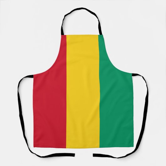 Tablier Drapeau de la Guinée (Recto)
