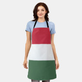 Tablier drapeau de la Hongrie (Porté)