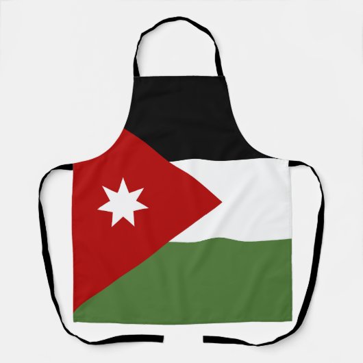 Tablier Drapeau de la Jordanie (Recto)