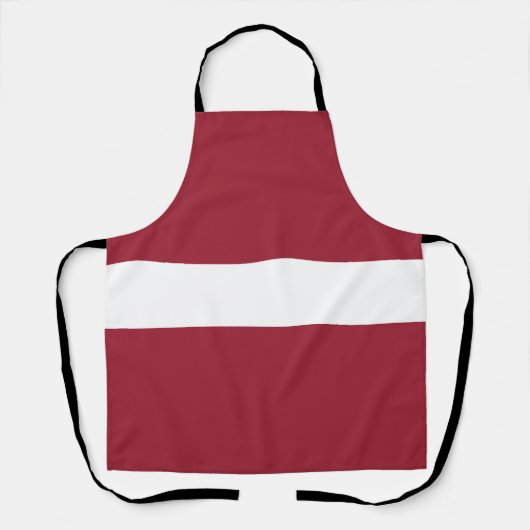 Tablier Drapeau de la Lettonie (Recto)