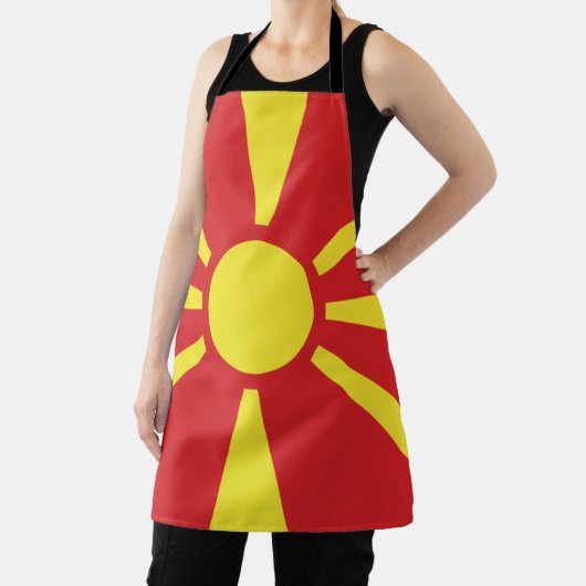 Tablier Drapeau de la Macédoine du Nord (Insitu)