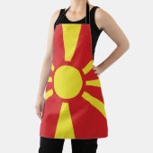 Tablier Drapeau de la Macédoine du Nord (Insitu)