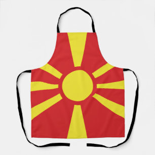 Tablier Drapeau de la Macédoine du Nord