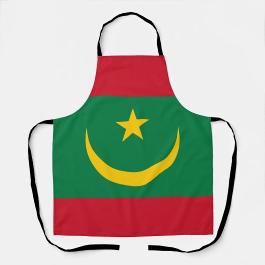 Tablier Drapeau de la Mauritanie (Recto)