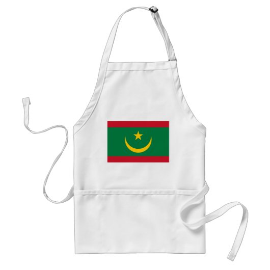 Tablier Drapeau de la Mauritanie (Devant)