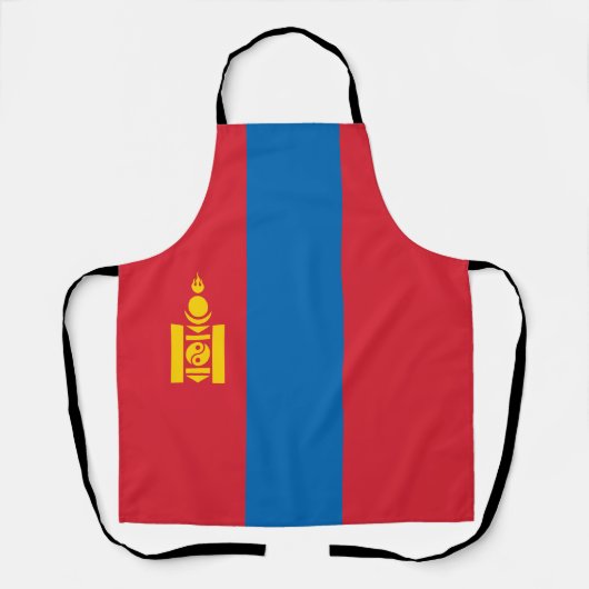 Tablier Drapeau de la Mongolie (Recto)