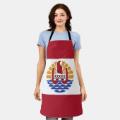 Tablier Drapeau de la Polynésie française (Porté)