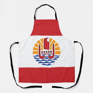 Tablier Drapeau de la Polynésie française