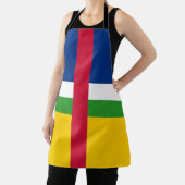 Tablier Drapeau de la République centrafricaine (Insitu)