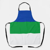 Tablier Drapeau de la République de Komi (Recto)
