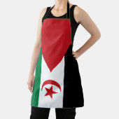 Tablier Drapeau de la République démocratique arabe sahrao (Insitu)