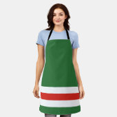 Tablier Drapeau de la République tchétchène d'Ichkeria (Porté)