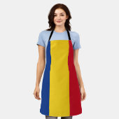 Tablier Drapeau de la Roumanie (Porté)