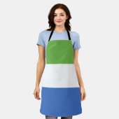 Tablier drapeau de la Sierra Leone (Porté)