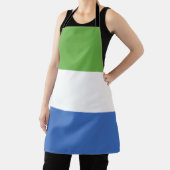 Tablier drapeau de la Sierra Leone (Insitu)