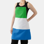 Tablier Drapeau de la Sierra Leone (Insitu)