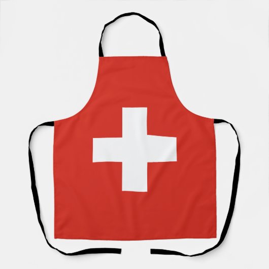 Tablier Drapeau de la Suisse (Recto)