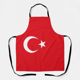 Tablier Drapeau de la Turquie